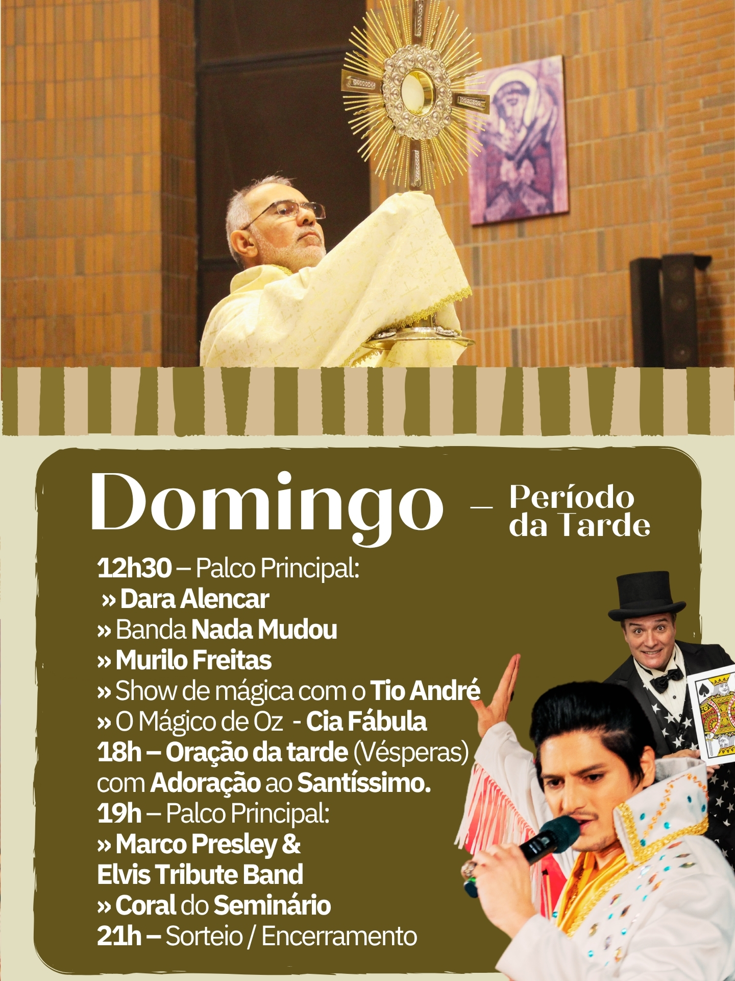 Programação de domingo à tarde